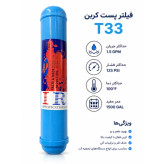 فیلتر مرحله ۵ دستگاه تصفیه کننده آب آکوا پیور مدل T/33- پست کربن تایوان